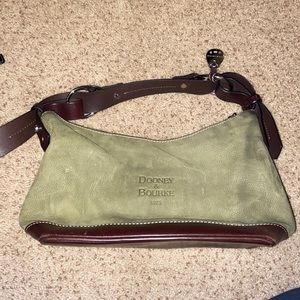 Suede dooney and bourke bag